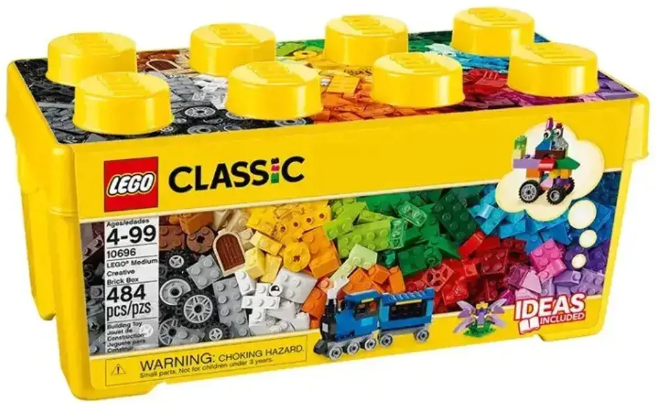 Lego Classic 10696 kūrybinės kaladėlės vidutinė dėžutė