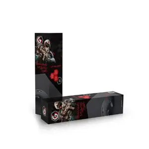 GEMBIRD MP-GAME-XL Gembird žaidimų pelės kilimėlis, juodos spalvos, XL dydžio, 350x900 mm