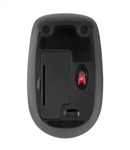 "Kensington Pro Fit®" belaidė mobilioji pelė - juoda, dvipusė, lazerinė, RF belaidė, 1000 DPI, juoda