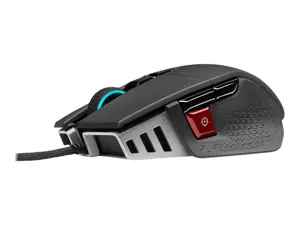 CORSAIR M65 RGB ULTRA Žaidimų pelė su RGB LED apšvietimu, optinė, sidabrinė, sidabrinė, ALU juoda