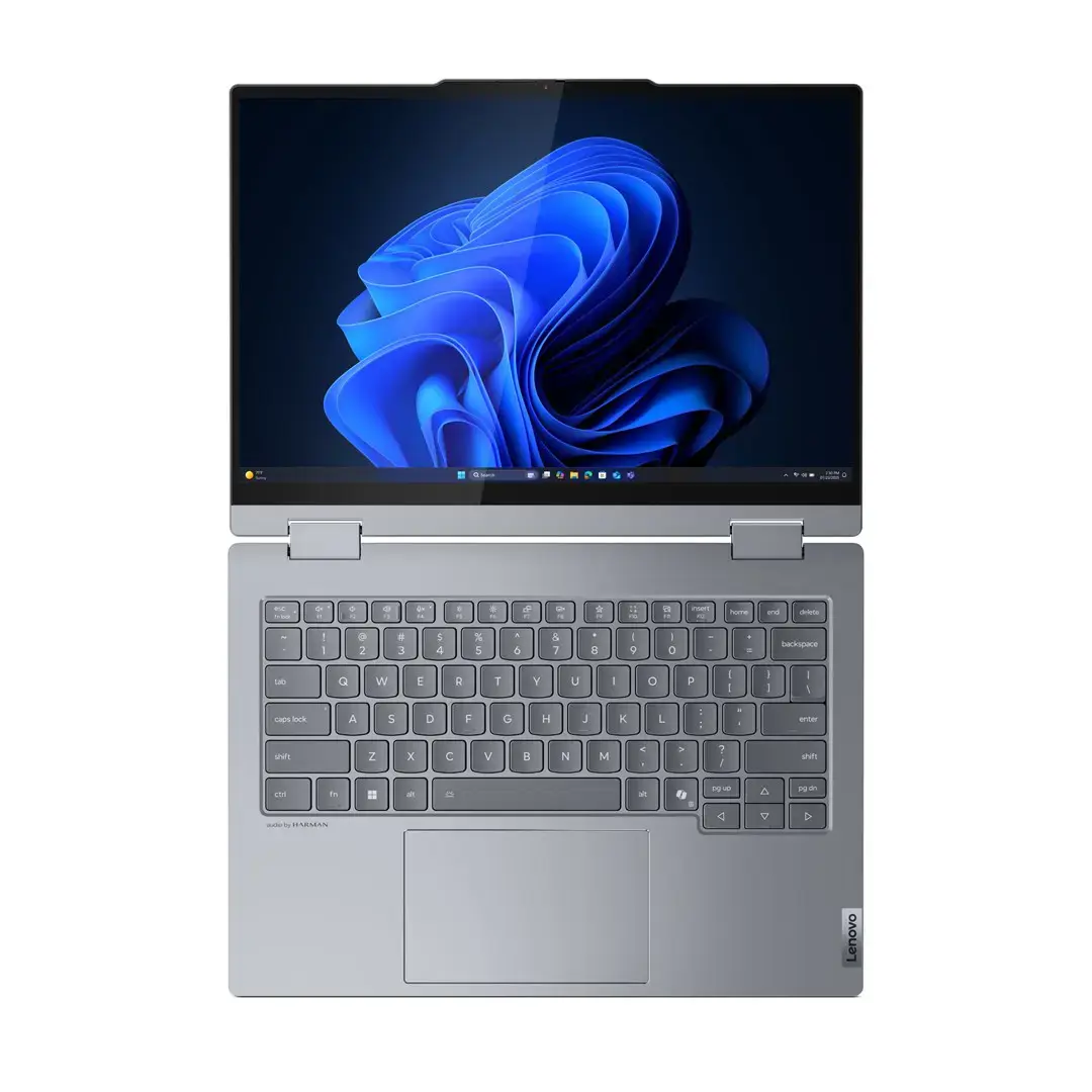 Lenovo ThinkBook 14 2-in-1 G5 IAU Intel Core Ultra 7 255U Hybrid (2-in-1) 35.6 cm (14") Touchscreen WUXGA 16 GB DDR5-SDRAM 512 GB SSD Wi-Fi 6E (802.11ax) Windows 11 Pro Swiss Grey