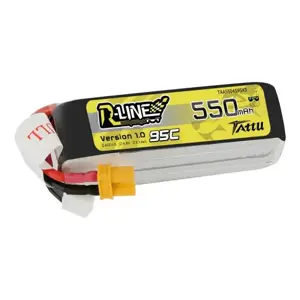 Akumuliatorius Tattu R-Line 550mAh 14.8V 95C 4S1P