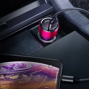 Baseus Magic Series Įkroviklis su skaitmeniniu ekranu 2x USB QC3.0 45W 6A juoda (CCMLC20A-01)