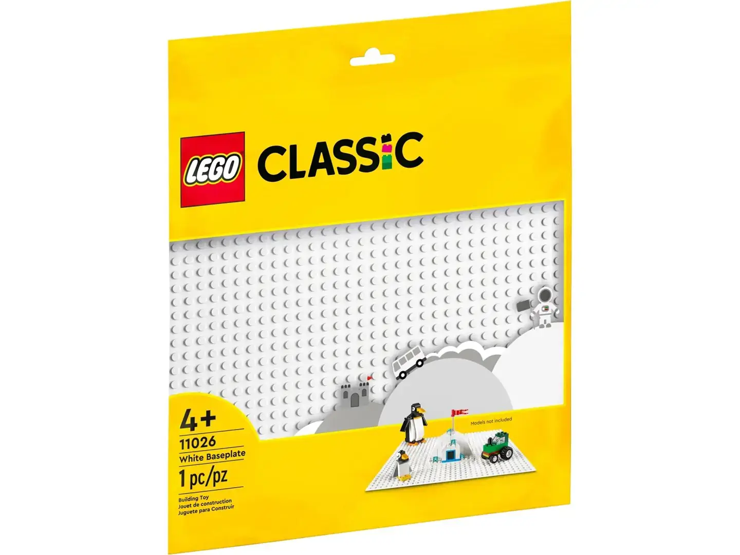 LEGO CLASSIC 11026 WHITE BUILDING PLATE