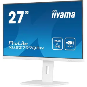 27’’ QHD IPS technology panel with USB-C dock and RJ45 (LAN)
