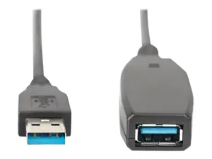 DIGITUS ilginamasis kabelis USB 3.0 SuperSpeed USB A/A M/F tipo aktyvus juodas 20 m
