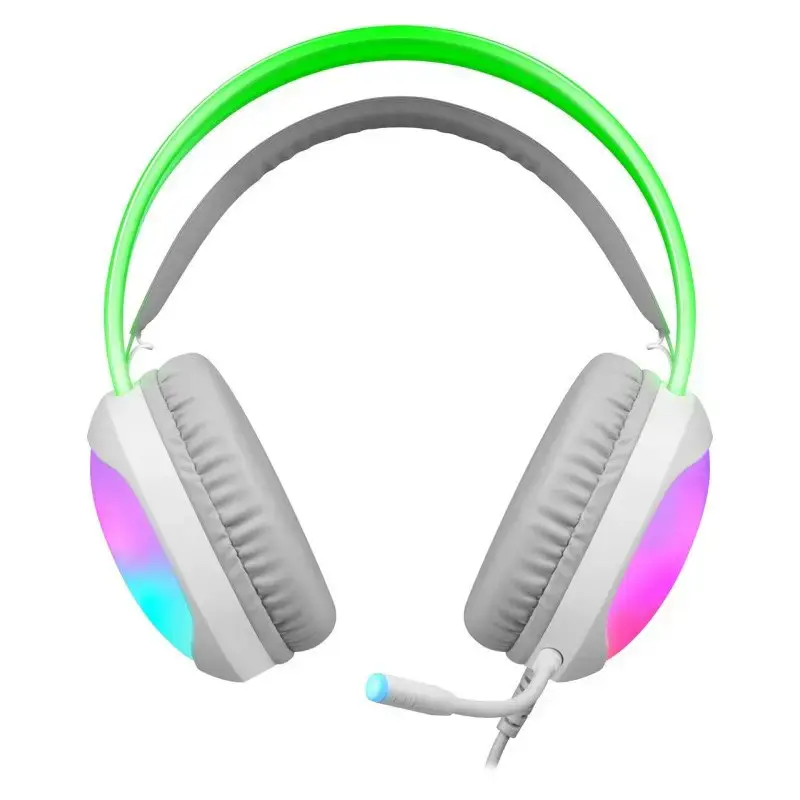 HEADPHONES DEFENDER ECLIPSE RGB WHITE