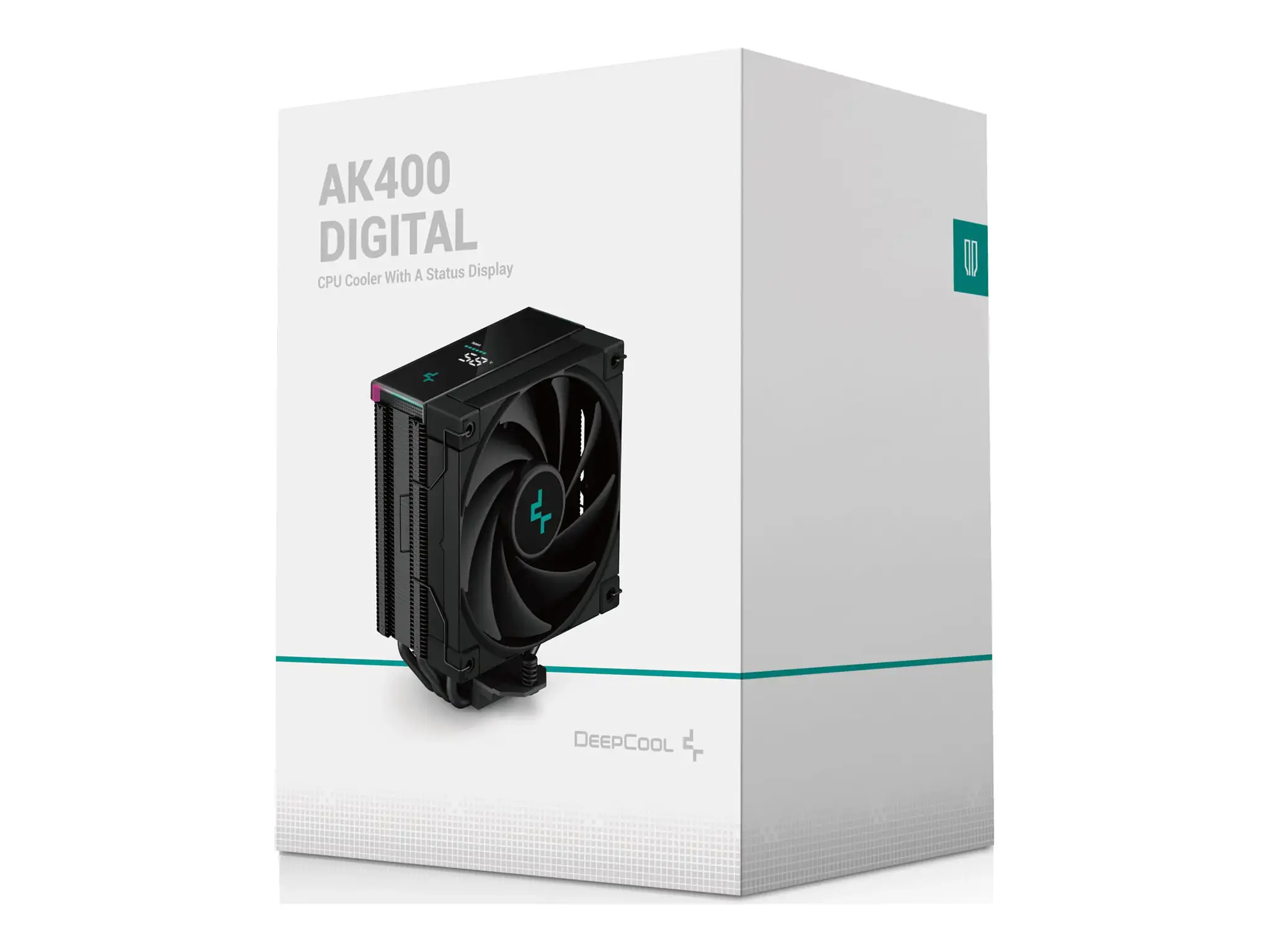 "DeepCool AK400 DIGITAL", Oro aušintuvas, 12 cm, 68,99 cfm, juodas