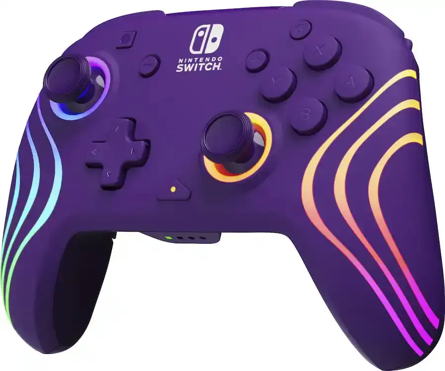 PDP wireless controller Afterglow Wave Nintendo Switch, purple