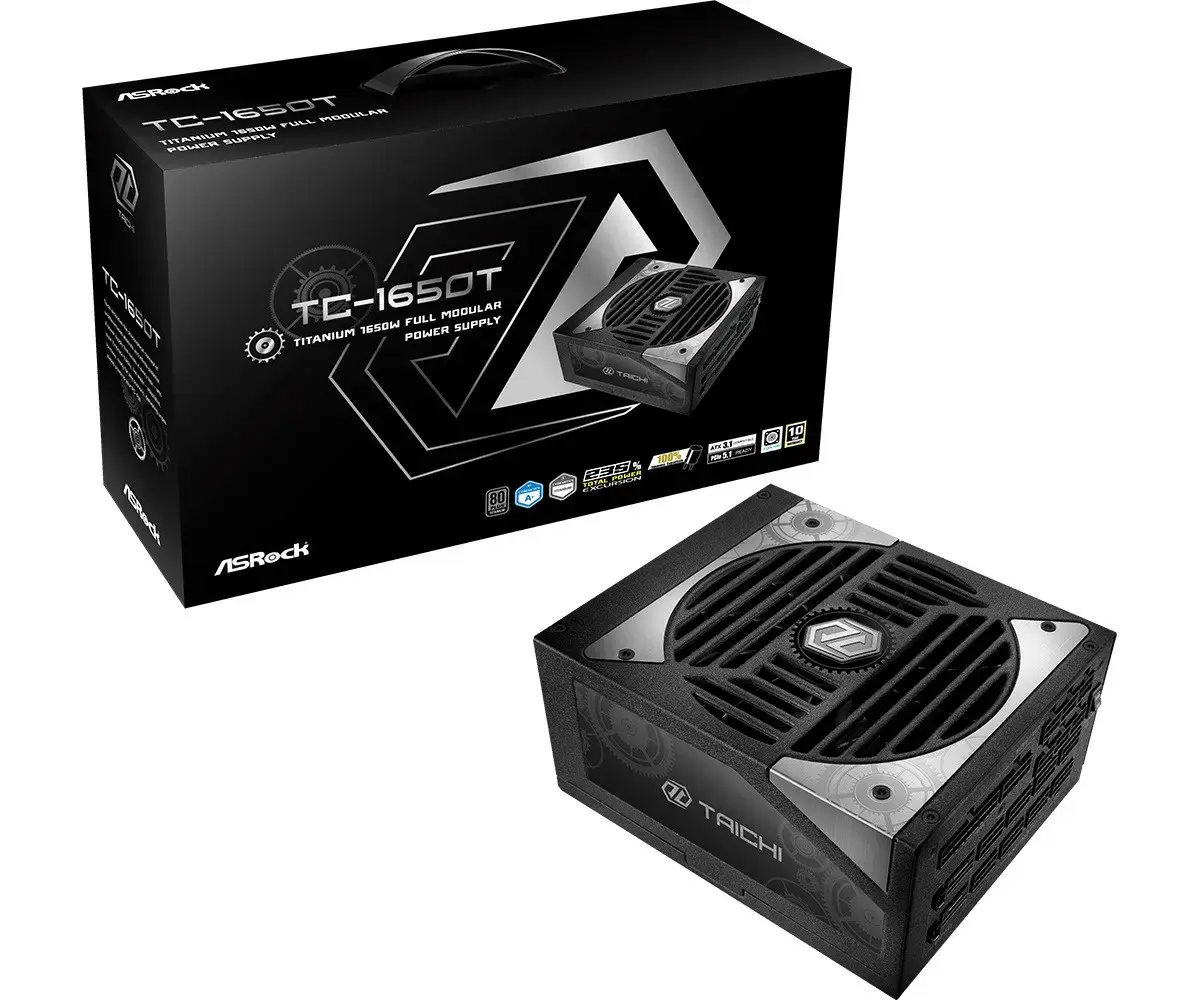 Maitinimo blokas ASROCK 90-UXT165-TFEAAB, 1650 W, 80 PLUS Titanium