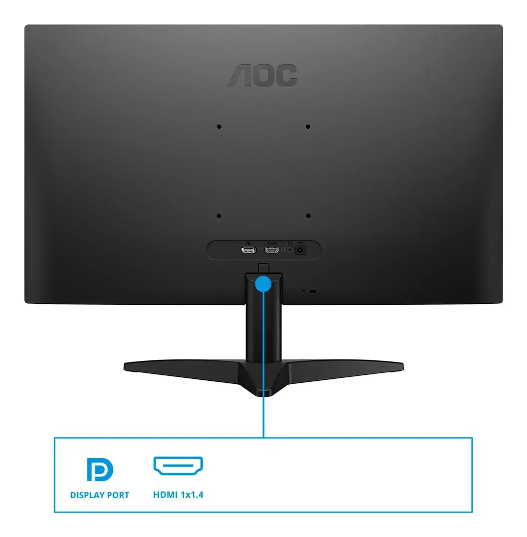 AOC 24B36X | 24 " | IPS | FHD | 16:9 | 144 Hz | 0.5 ms | 1920 x 1080 pixels | 300 cd/m² | HDMI ports quantity 1 | Black