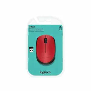 LOGITECH M171 belaidė pelė RED