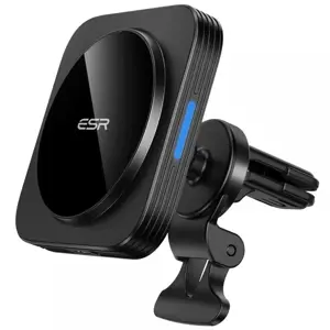 ESR Halolock magnetic wireless charger MagSafe air vent car mount black (17468-0)