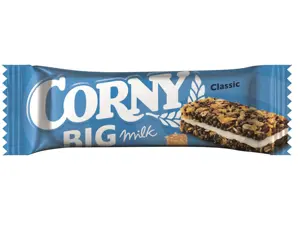 Javainių batonėlis CORNY BIG MILK, su pieno kremu, 40 g