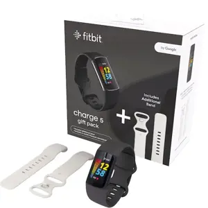 "Fitbit Charge 5" dovanų pakuotė, juoda/balta
