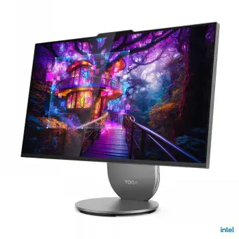 Lenovo Yoga AIO 9 27IAH10 27 QHD ULT7-255H/16GB/1TB/Intel Arc 140T/WIN11 Home/Nordic kbd/Luna Grey/2Y Warranty | Lenovo