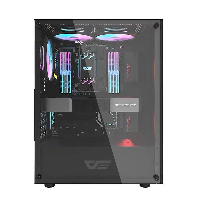 Darkflash DK100 kompiuterio korpusas (juodas)