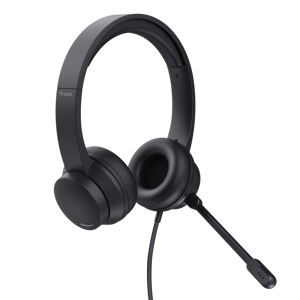 Trust Ayda, Wired, Calls/Music, 20 - 20000 Hz, 155 g, Headset, Black