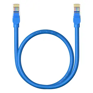 Apvalus kabelis Baseus Ethernet RJ45, Cat.6, 0,5 m (mėlynas)
