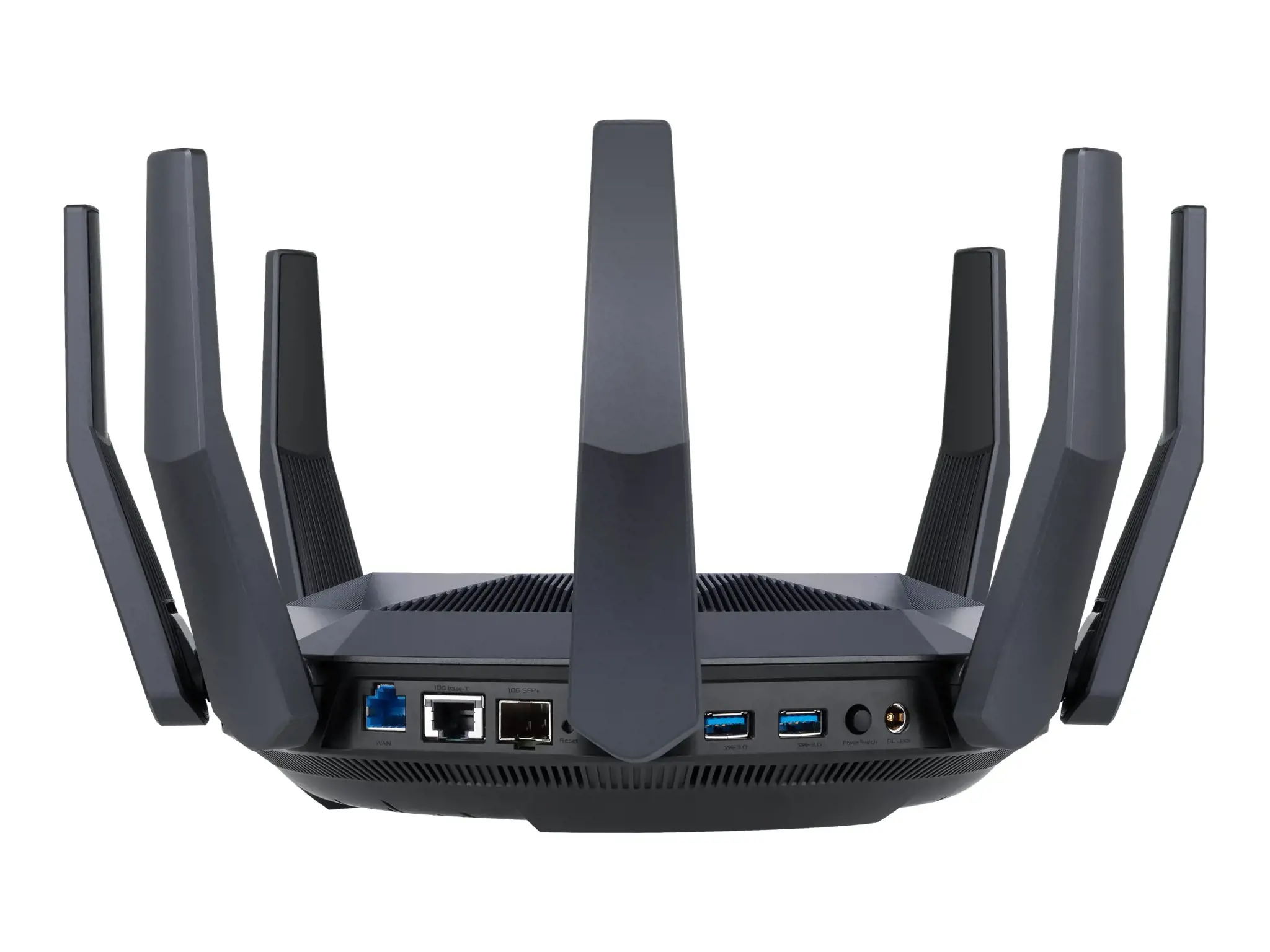 ASUS RT-AX89X AX6000 AiMesh, "Wi-Fi 6" (802.11ax), dviejų dažnių (2,4 GHz / 5 GHz), Ethernet LAN, 3G, juodas, stalinis maršrutizatorius