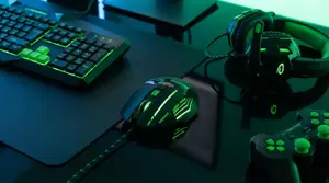 ESPERANZA EGM201G WIRED MOUSE FOR GAMERS 7D OPT. USB MX201 WOLF GREEN