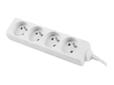 LANBERG PS0-04E-0150-W Lanberg 1,5 m baltos spalvos 4X 230 V žibinto išplėstinis PL. KABELIS IŠ VISIŠKAI VARINIO