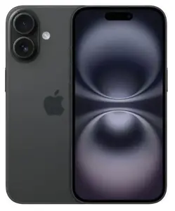 Mobilusis telefonas Apple iPhone 16, 256 GB, Juoda