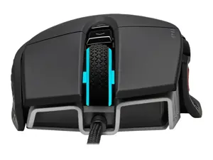 CORSAIR M65 RGB ULTRA Žaidimų pelė su RGB LED apšvietimu, optinė, sidabrinė, sidabrinė, ALU juoda