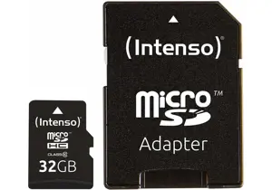 ATMINTIS MICRO SDHC 32GB C10/W/ADAPTERIS 3413480 INTENSO