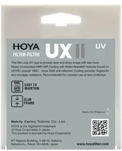 Hoya filter UX II UV 67mm