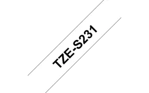 Brother Extra Strength Adhesive Tape, Black on white, TZ, Black, Thermal transfer, Brother, GL-100, PT-1000, PT-1000BM, PT-1010, PT-1010B, PT-1010NB, PT-1010R, PT-1010S, PT-1090, PT-1090BK,...