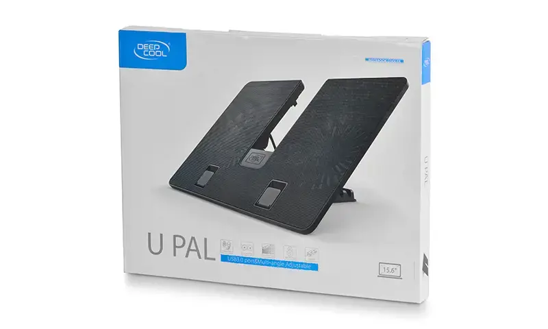 "DeepCool U PAL", 39,6 cm (15,6"), 2 vnt., 14 cm, 1,5 cm, 14 cm, 1,5 cm