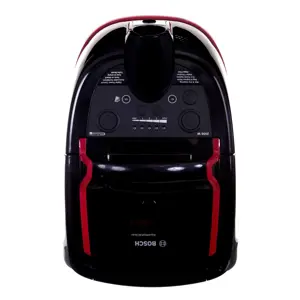 "Bosch Serie 4" BWD421POW, 2100 W, cilindrinis dulkių siurblys, sausas ir drėgnas, kombinuotas, HEPA, juodas, raudonas