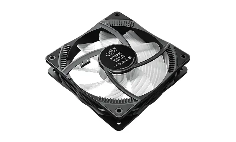 "DeepCool RF120 FS", ventiliatorius, 12 cm, 500 aps/min, 1500 aps/min, 27 dB, 56,6 cfm