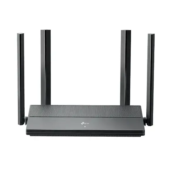 TP-Link EX141, Wi-Fi 6 (802.11ax), Dual-band (2.4 GHz / 5 GHz), Ethernet LAN, Black, Tabletop router