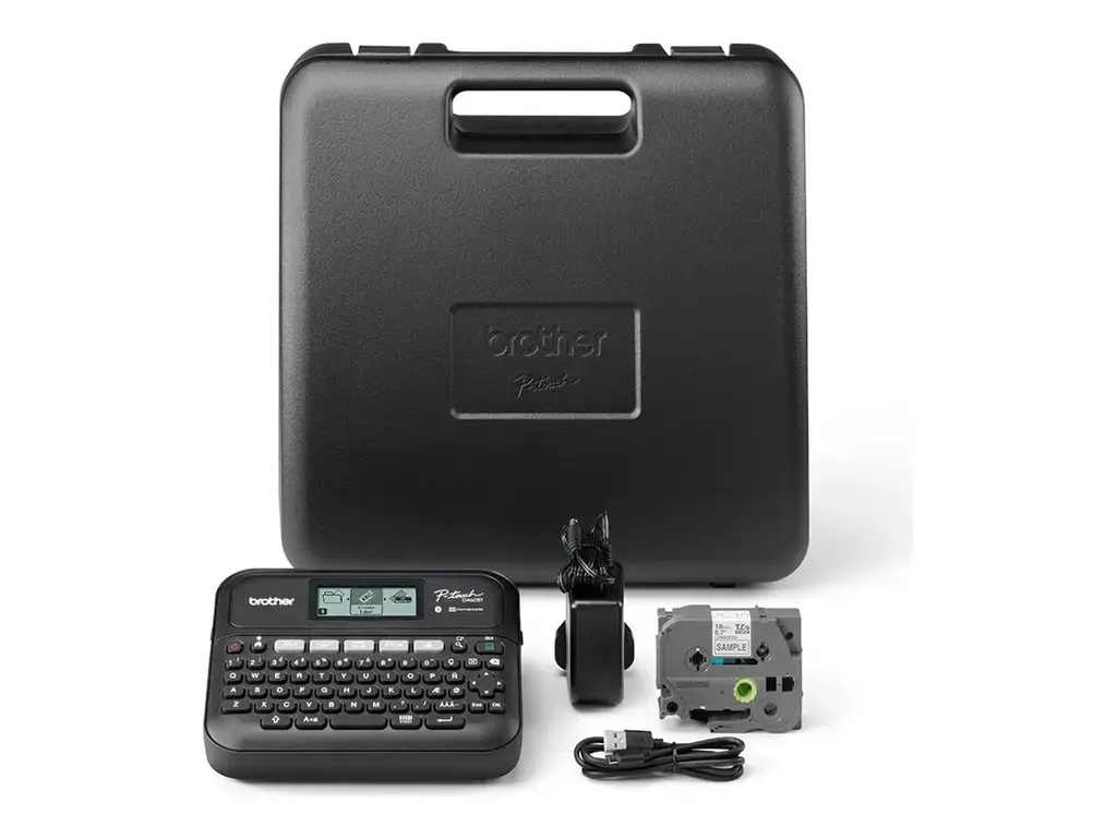 BROTHER PT-D460BT ETIKEČIŲ SPAUSDINTUVAS, SKIRTAS KOMPIUTERIUI, SU "BLUETOOTH