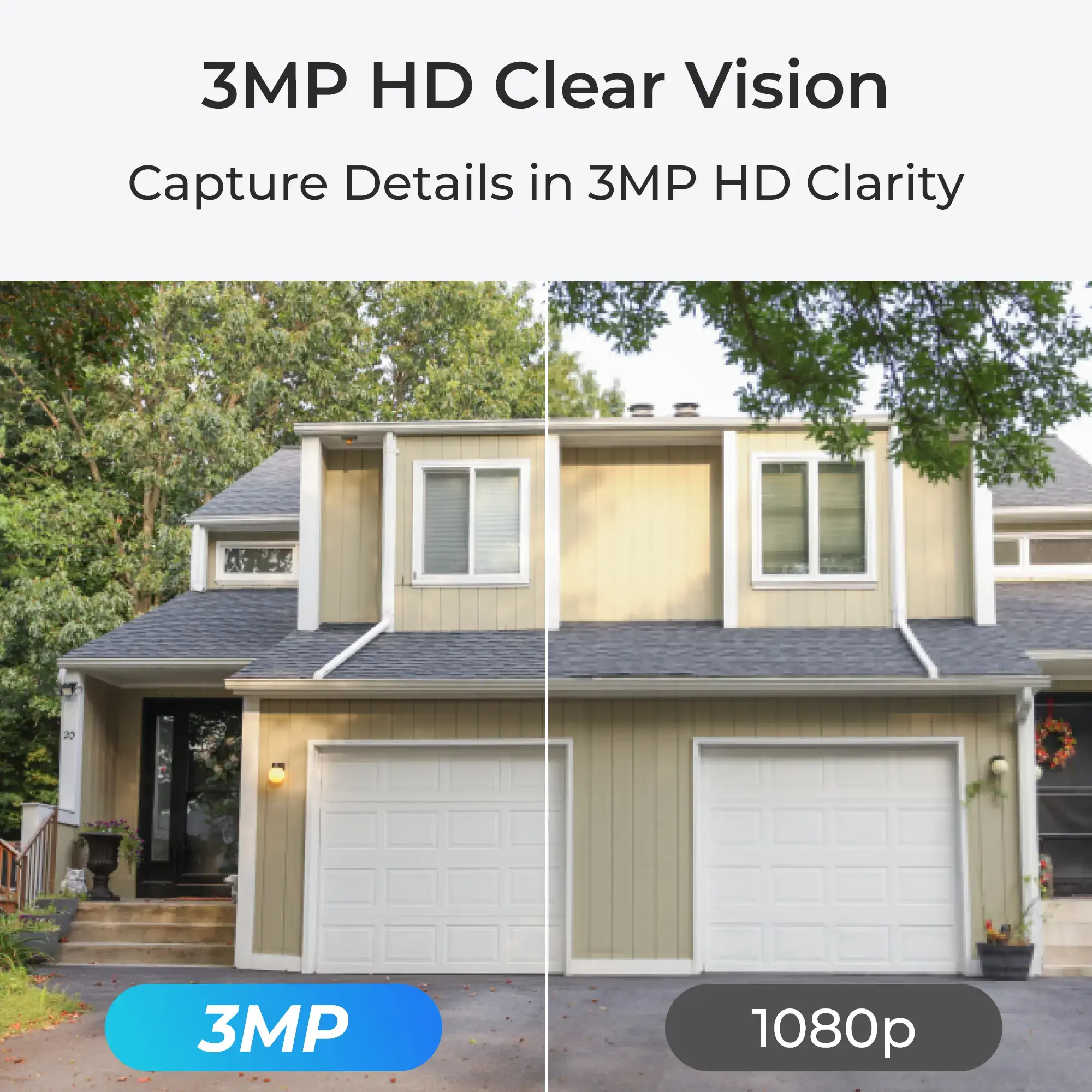 Reolink Argus Series B320 with Solar Panel - 3MP Outdoor Battery-Powered Security Camera with Person/Vehicle Detection, Two-Way Audio, IP security camera, Indoor & outdoor, Wireless, Wall, White, Bullet