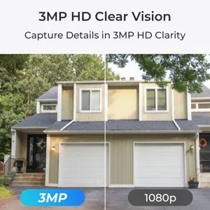 Reolink Argus Series B320 with Solar Panel - 3MP Outdoor Battery-Powered Security Camera with Person/Vehicle Detection, Two-Way Audio, IP security camera, Indoor & outdoor, Wireless, Wall, White, Bullet