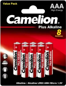 Camelion AAA/LR03, Plus Alkaline, 8 vnt.
