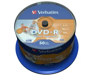 VERBATIM DVD-R DLP 4,7 GB SU VERPSTELE 16X