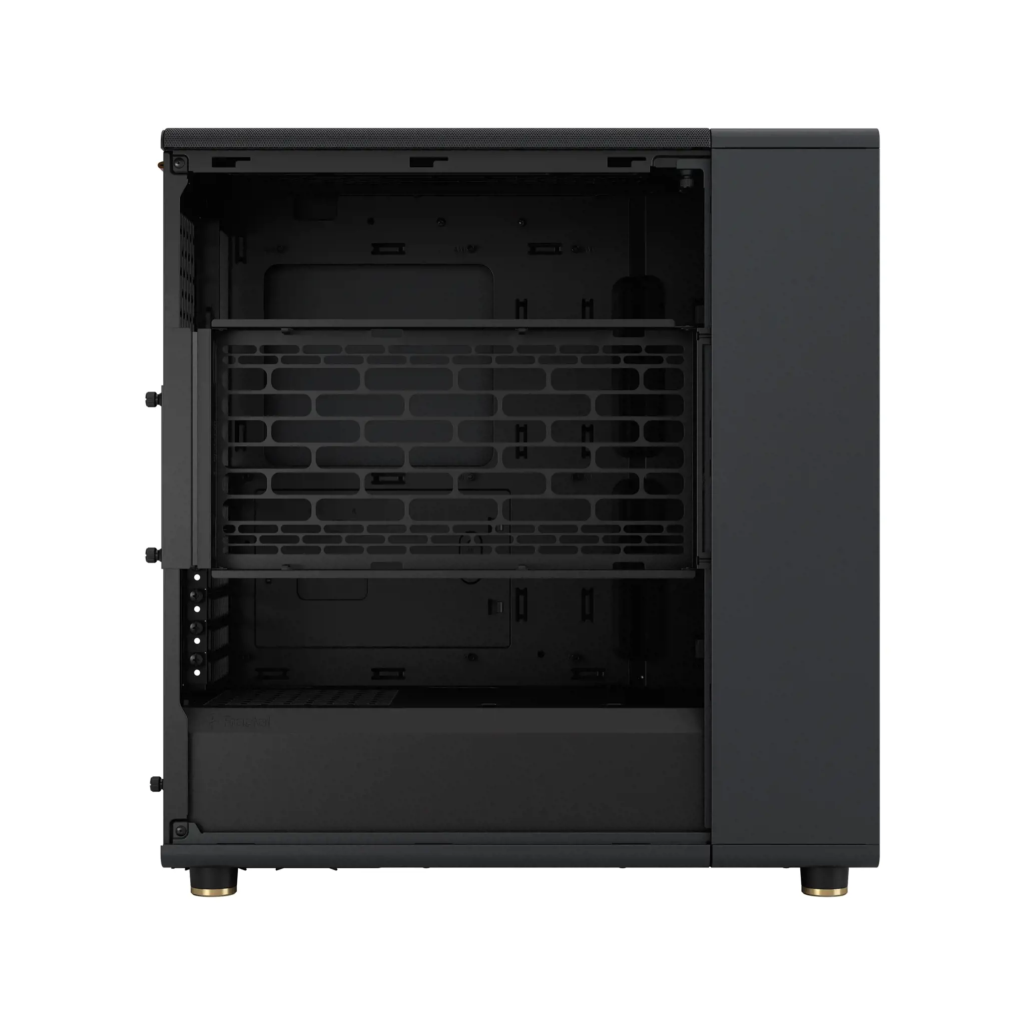 FRACTAL DESIGN Šiaurės anglies juodos spalvos dėklas