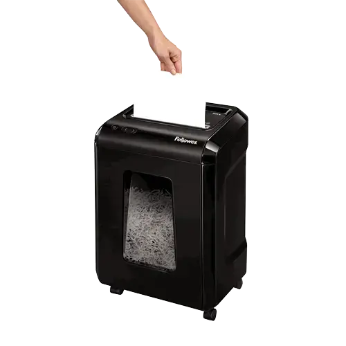 Fellowes Powershred 92Cs, Strip shredding, 4 х 38, 25 L, 4 wheel(s), 30 min, SafeSense