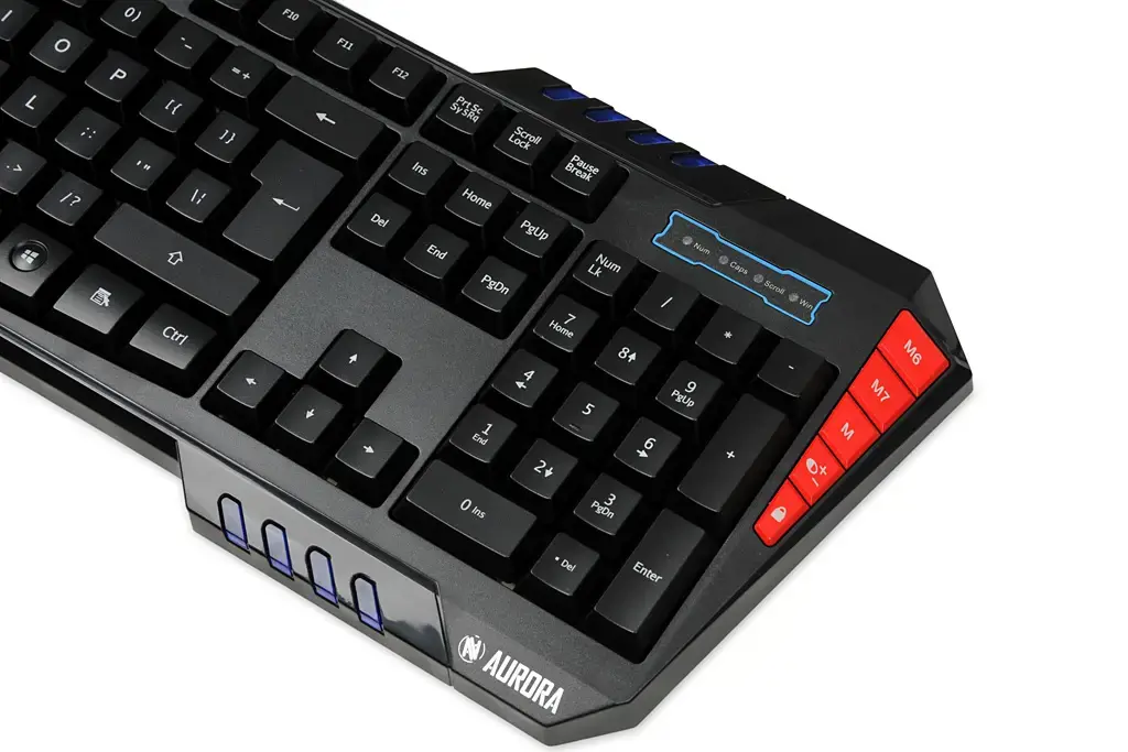 "IBOX Inferno" laidinė apšviesta klaviatūra su makro USB