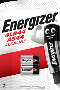 ENERGIZER ALKALINE A544/4LR44 2PK