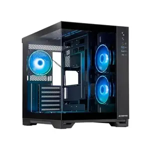 Case CHIEFTEC VISIO GM-30B-TG-OP MidiTower Case product features Transparent panel Not included ATX…