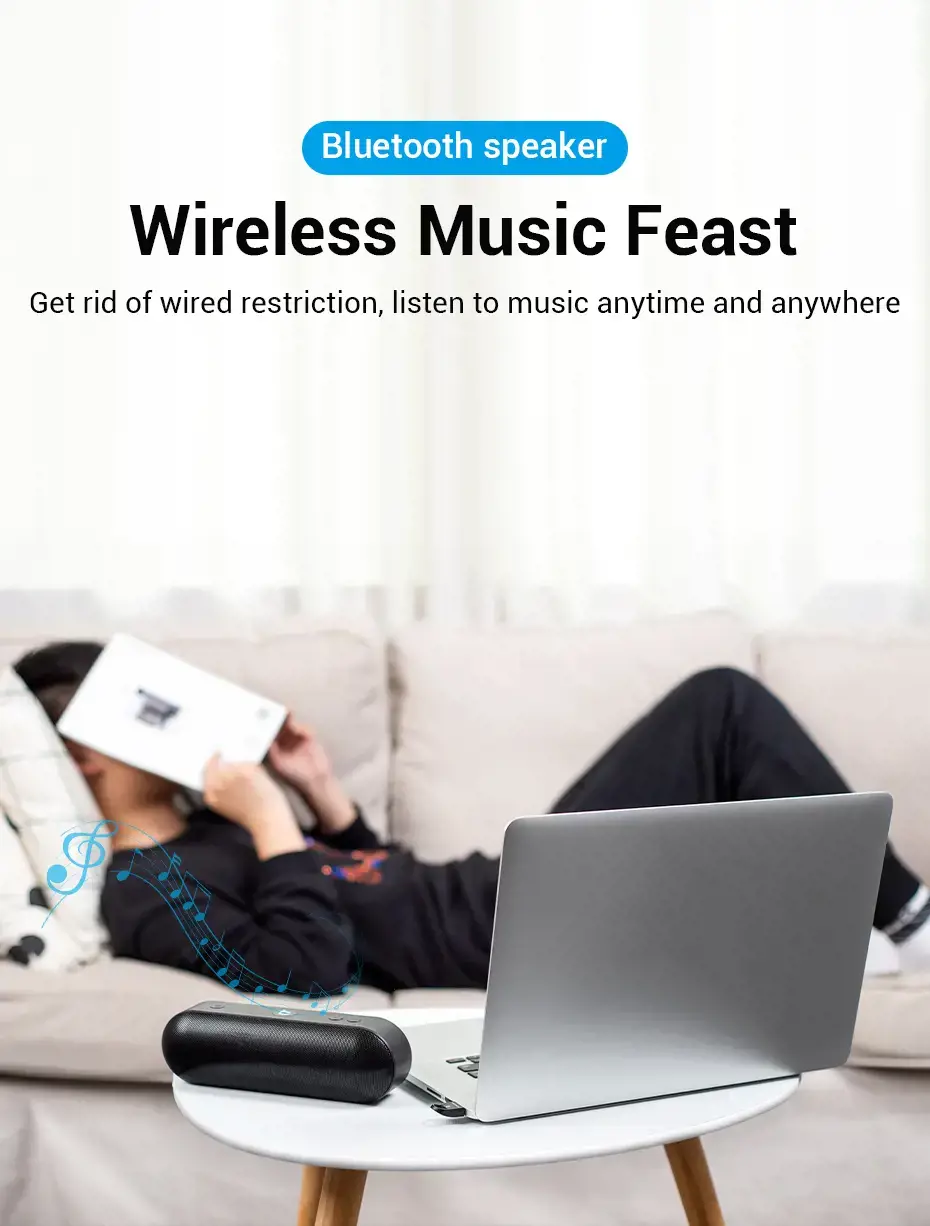 "Vention" USB Bluetooth5.0 adapteris juodas, laidinis, USB, Bluetooth, juodas