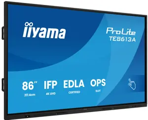 iiyama 86" Google EDLA Certified IFP - Interactive display for seamless integration and collaborati…