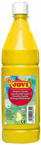 Skystas guašas buteliuke JOVI 1000 ml, geltona sp.