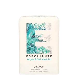 SPA Exfoliating Seaweed & Sea Salt Soap Šveičiamasis augalinis muilas veidui ir kūnui su jūros drus…