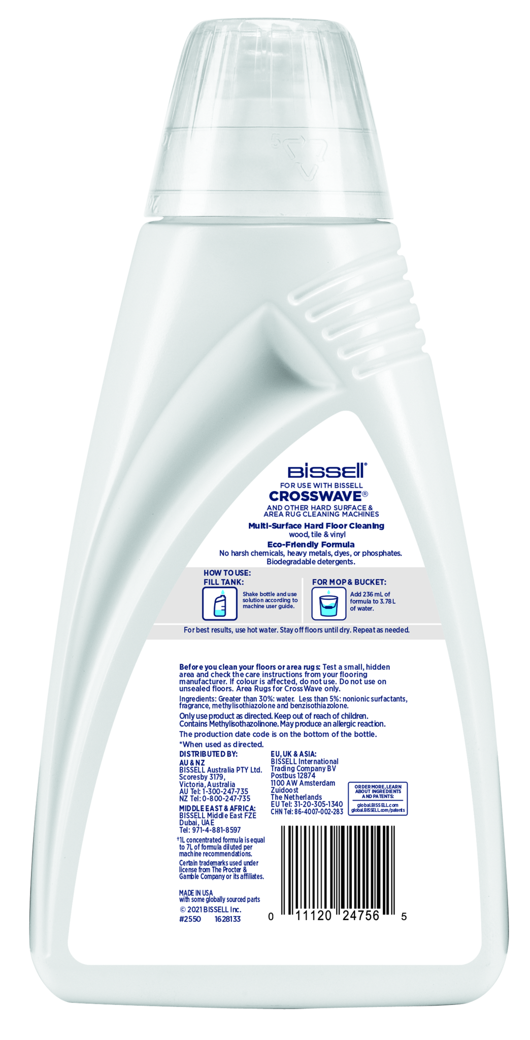 "Bissell Multi Surface Pet Formula" 1000 ml, 1 vnt.